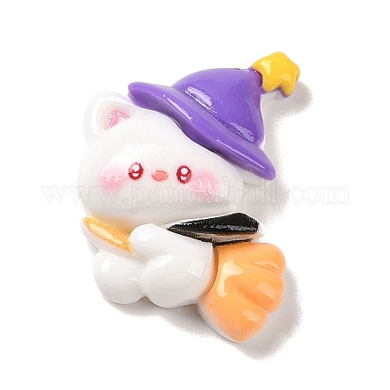 Кабошоны из непрозрачной смолы для Хэллоуина CRES-R201-02E-1