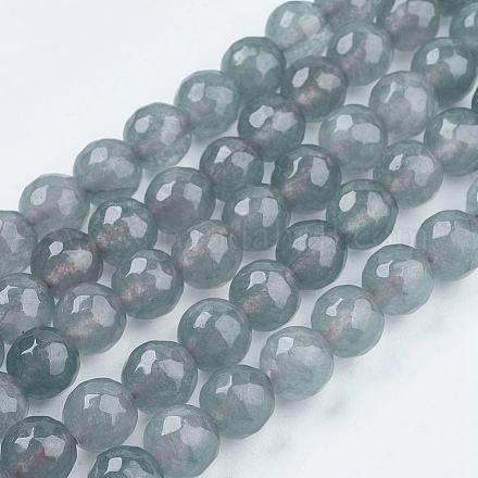 Fili di perline giada naturale X-G-R166-8mm-15-1