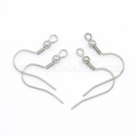 Mixed Style 304 Stainless Steel Earring Hooks STAS-O032-M-1