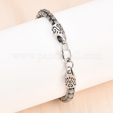 Браслеты из хирургической нержавеющей стали 316 BJEW-C125-14-1