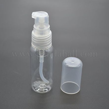 カモノハシ型ペットボトル 50ml  詰め替え容器  トラベルバスクリームローション包装プレスポンプボトル  透明  12.1x3.25cm  容量：50ml（1.69液量オンス） X-MRMJ-WH0009-08-1