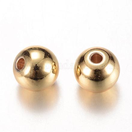 Brass Spacer Beads KK-S753-4mm-G-1