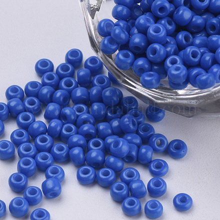Baking Paint Glass Seed Beads SEED-Q025-3mm-L22-1