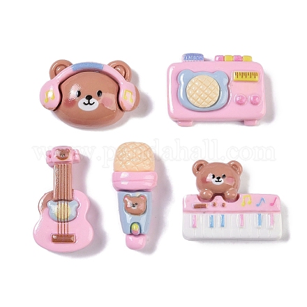 Непрозрачные кабошоны из смолы RESI-H162-15-1