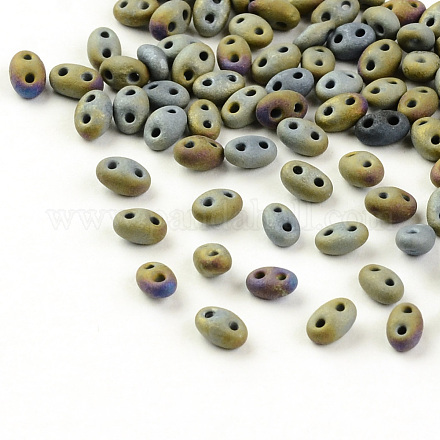 Perlas de semillas de 2-hoyo X-GLAA-R159-M602-1