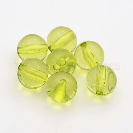 Perles en acrylique transparente TACR-P053-8mm-26L-1