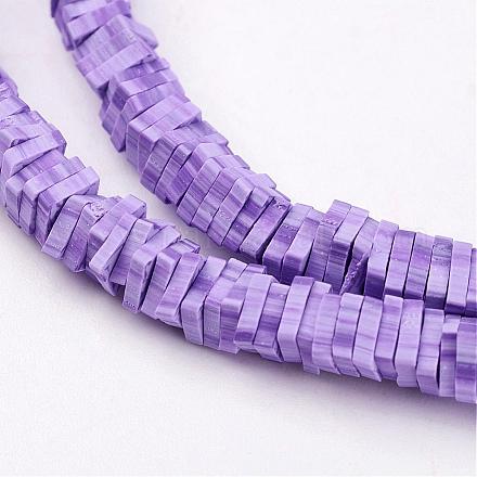 Polymer Clay Bead Strands CLAY-P015-4mm-06-1