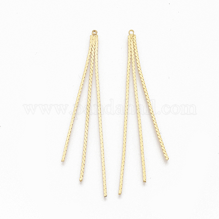 Латунная цепочка кисточка большие подвески&nbsp;LS-KK-Q762-002G-NF-1