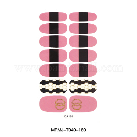 Pegatinas de arte de uñas de tapa completa MRMJ-T040-180-1