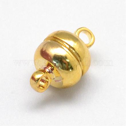Brass Magnetic Clasps KK-S750-15G-1