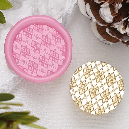 Латунная головка ромба AJEW-M036-04G-1