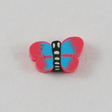 Butterfly Polymer Clay No Hole Tubes Nail Art Decoration for Fashion Nail Care X-CLAY-Q110-1-1