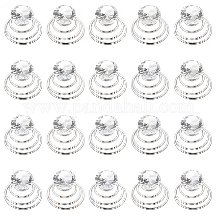 60 шт. спиральная шпилька для волос&nbsp;OHAR-SP0001-11-1