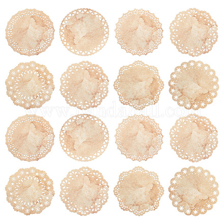 Кружевной узор в форме цветка бумага блокноты DIY-WH0504-43-1