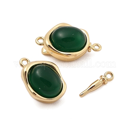 Застежки латунные коробки KK-C075-13G-02-1