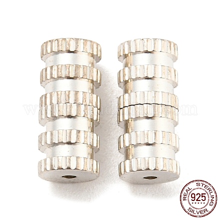 925 стерлингового серебра винтовые застежками STER-K175-01S-1