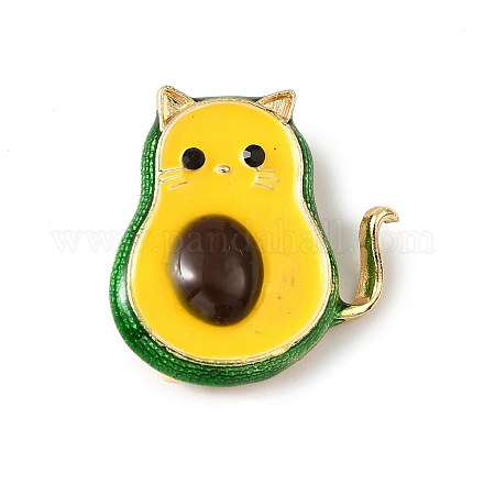 Брошь с эмалью из золотого сплава&nbsp;LS-JEWB-K018-32F-G-1