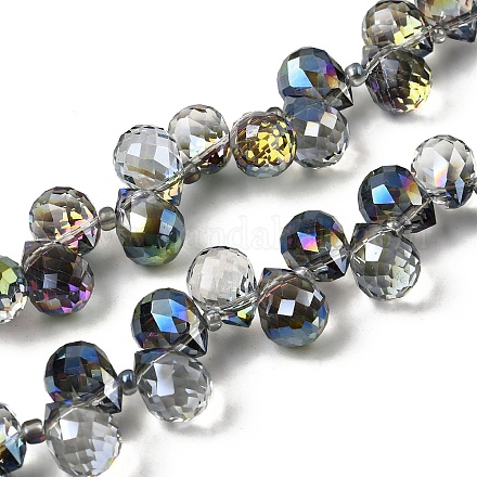 Гальваническим стеклянные бусины&nbsp;EGLA-K062-01B-HP02-1