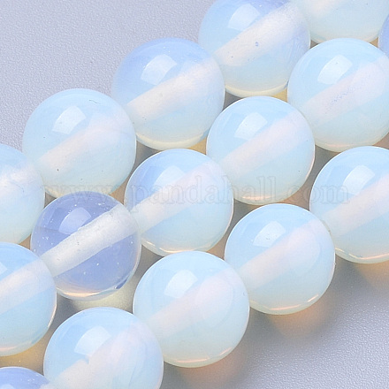 Chapelets de perles d'opalite X-G-S259-48-12mm-1