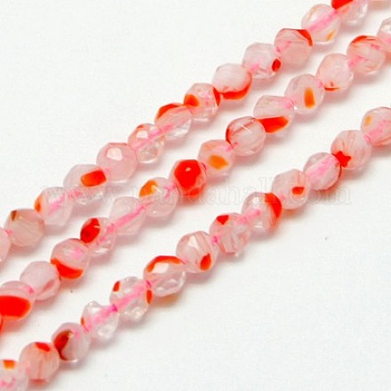Millefiori Glass Beads Strands G-K020-3mm-08A-1
