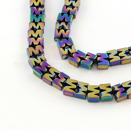 Electroplate Non-magnetic Synthetic Hematite Bead Strands G-S203-04E-1