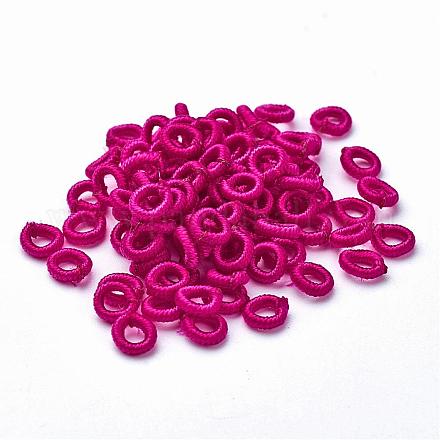 Polyester Weave Beads WOVE-N003-71-1