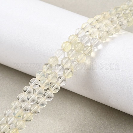 Арбуз камень стеклянные бусы пряди G-L621-B08-4mm-1