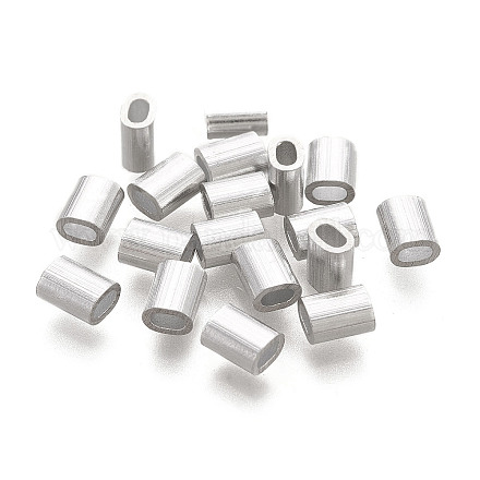 Fascette ovali in alluminio per manicotti X-STAS-F258-02P-1