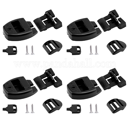 Комплекты для замены защелки замка крышки пластиковой джакузи&nbsp;AJEW-WH0314-886-1