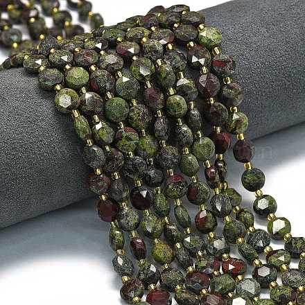 Бисер натуральный дракон крови пряди&nbsp;G-C116-A01-02-1