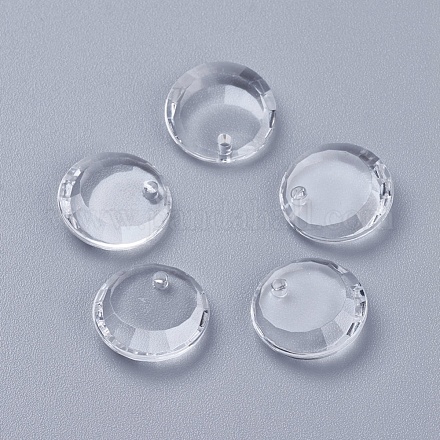 Charms de acrílico transparente MACR-G050-10mm-02X-1