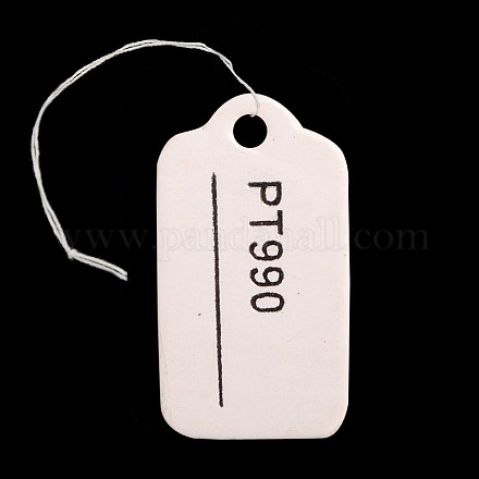 Rectangle Jewelry Display Paper Price Tags for PT990 Jewelry X-CDIS-N001-45-1