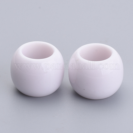 Opaque Acrylic Beads SACR-S300-15E-01-1