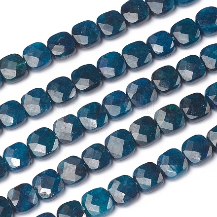 Chapelets de perles en apatite naturelle G-I271-A04-8x8mm-1
