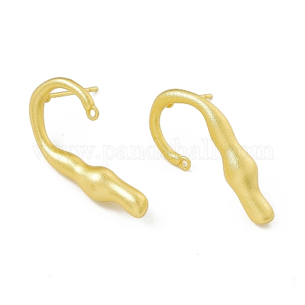 Brass Stud Earrings KK-K271-08MG-1