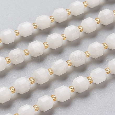 Natural Rainbow Moonstone Beads Strands G-K303-A35-8mm-1