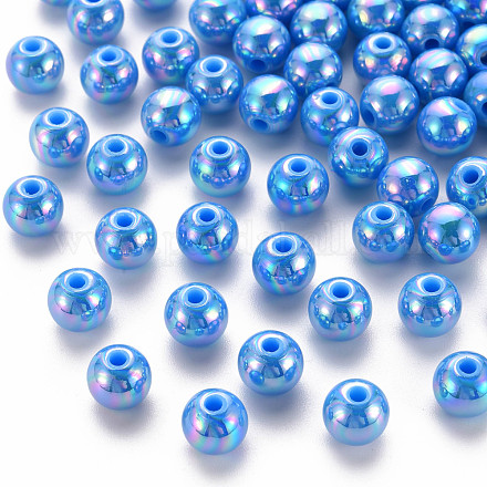 Perles acryliques opaques MACR-S370-D8mm-9-1