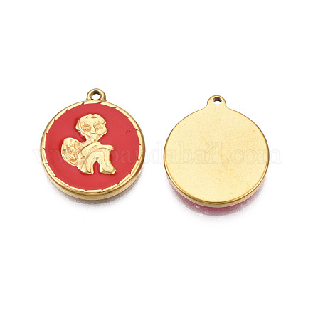 Подвески из нержавеющей стали 304 с эмалью STAS-N092-149A-1