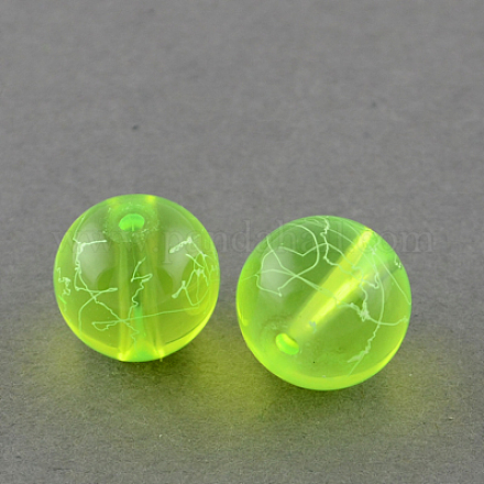 Chapelets de perles en verre transparent drawbench GLAD-Q012-6mm-07-1