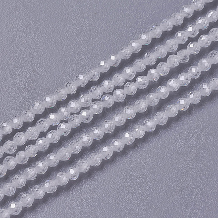 Perles de zircon cubique X-G-F596-48I-3mm-1