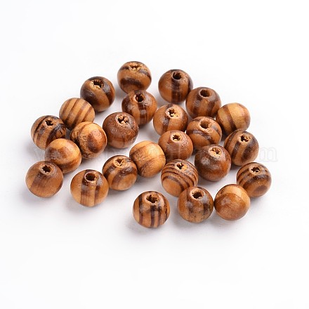 Des perles en bois naturel X-TB616Y-1