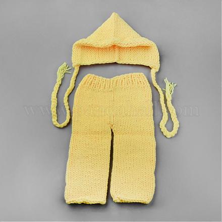 Häkeln Baby Beanie Kostüm AJEW-R030-75-1