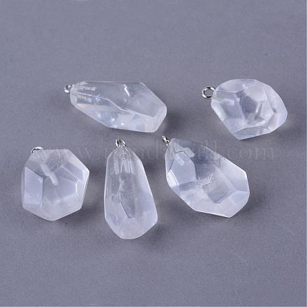 Natural Crystal Pendants G-Q458-25-1