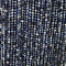 Natural Sodalite Beads Strands, Round, Faceted, 3.5mm, Hole: 1mm, about 117pcs/strand, 15.55''(39.5cm)