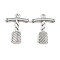 Tibetan Style Alloy Pendants, Corkscrew, Antique Silver, 25x20x3mm, Hole: 2mm, about 549pcs/1000g