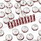 Brass Rhinestone Spacer Beads, Grade A, Straight Flange, Rondelle, Silver Color Plated, Rose, 8x3.8mm, Hole: 1.5mm