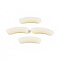 Opaque Acrylic Beads, Curved Tube, Light Yellow, 32x9.5x8mm, Hole: 1.8mm, about 330pcs/500g