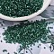 MIYUKI Delica Beads, Cylinder, Japanese Seed Beads, 11/0, (DB1814) Dyed Emerald Silk Satin, 1.3x1.6mm, Hole: 0.8mm, about 2000pcs/10g