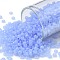 TOHO 8/0 Round Beads, Japanese Seed Beads, (1146) Translucent Light Sapphire Blue, 3mm, Hole: 1mm, about 1110pcs/50g