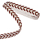 Polyester Ribbons, Coconut Brown, 1 inch(25mm)